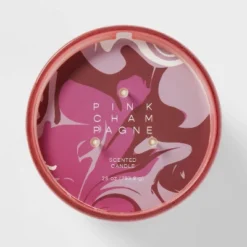 28oz Glass Champagne Candle Light Pink - Opalhouse™ -Opalhouse Furniture Sales Store GUEST 02057e90 68e1 4438 a010 8cbd29d85bc6