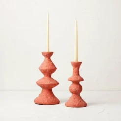 Tall Clay Taper Candle Holder Red - Opalhouse™ Designed With Jungalow™ -Opalhouse Furniture Sales Store GUEST 030eda6c 85df 45b9 bbc4 07bae42656d4
