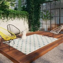 5' X 7' Quatrefoil Outdoor Rug Aqua - Opalhouse™ -Opalhouse Furniture Sales Store GUEST 1fa6f091 beb1 4fd7 b842 dadda40efd4a