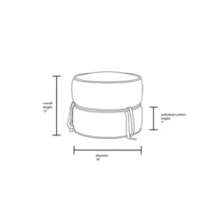 Olivia Round Pouf Rust - Opalhouse™ Designed With Jungalow™ -Opalhouse Furniture Sales Store GUEST 2dec2442 055a 49e6 a91f e3a92174e078