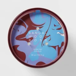 28oz Glass Sandalwood Rose Candle Burgundy - Opalhouse™ -Opalhouse Furniture Sales Store GUEST 44dfd8e3 508e 4243 a6bb 4bb1c2bed4a3