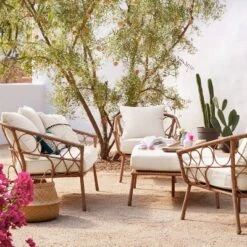 Britanna Oversized Patio Ottoman - Linen - Opalhouse™ -Opalhouse Furniture Sales Store GUEST 474ca0fe 25d2 44ca 9813 a8a367569dc0