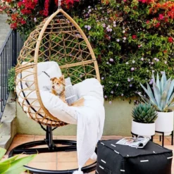 Britanna Patio Hanging Egg Chair - Natural - Opalhouse™ 9 Britanna Patio Hanging Egg Chair - Natural - Opalhouse™ -Opalhouse Furniture Sales Store GUEST 4b072736 06c1 4fa1 8662 422f2020ef23
