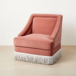 Alberhill Velvet Accent Chair With Fringe - Opalhouse™ Designed With Jungalow™ -Opalhouse Furniture Sales Store GUEST a709b307 4458 4ecc 9b30 83a9319c5ed7