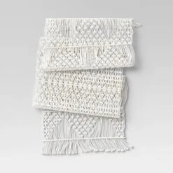 Cotton Macrame Runner White - Opalhouse™ -Opalhouse Furniture Sales Store GUEST c5fab824 fe39 4973 9dab 7f6bd6fcfb15