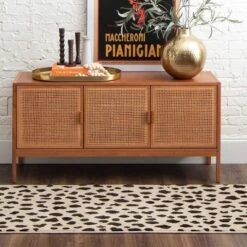 Daffodil Leopard Print Woven Rug - Threshold™ -Opalhouse Furniture Sales Store GUEST ca6f0185 7f07 4025 bbdb 2103d7e23c18