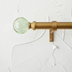 Faux Jade Ball Curtain Rod Brass - Opalhouse™ Designed With Jungalow™ 5 Faux Jade Ball Curtain Rod Brass - Opalhouse™ Designed With Jungalow™ -Opalhouse Furniture Sales Store GUEST d7507ef0 fa5a 4b13 920f 0c72746f2e61