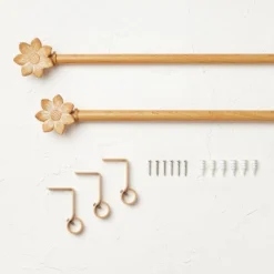 Flower Faux Wood Curtain Rod Natural Wood - Opalhouse™ Designed With Jungalow™ 6 Flower Faux Wood Curtain Rod Natural Wood - Opalhouse™ Designed With Jungalow™ -Opalhouse Furniture Sales Store GUEST f708ce89 3ca5 424d 80e2 a01cb7dd58aa