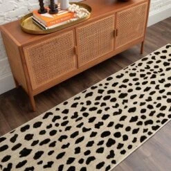 Daffodil Leopard Print Woven Rug - Threshold™ -Opalhouse Furniture Sales Store GUEST fd7ce3b6 e6f3 40a7 83d7 ec02ffd3ec0b