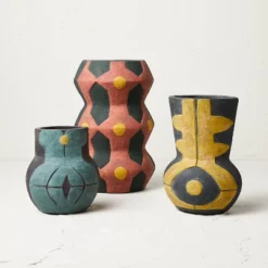 Medium Geo Pattern Vase Yellow - Opalhouse™ Designed With Jungalow™ -Opalhouse Furniture Sales Store GUEST ffdfb76e 4af7 4a2f bf54 eb82c22ddd07 1